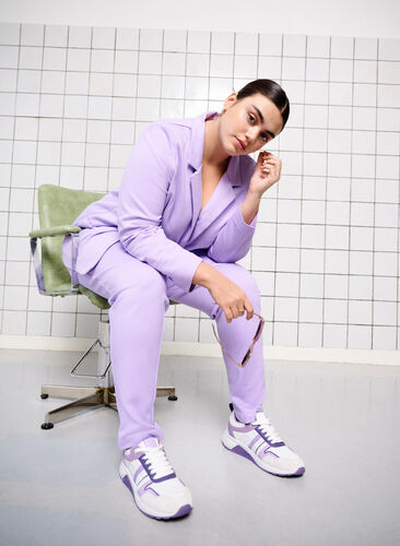 Cropped bukser med lommer, Purple Rose, Image image number 1