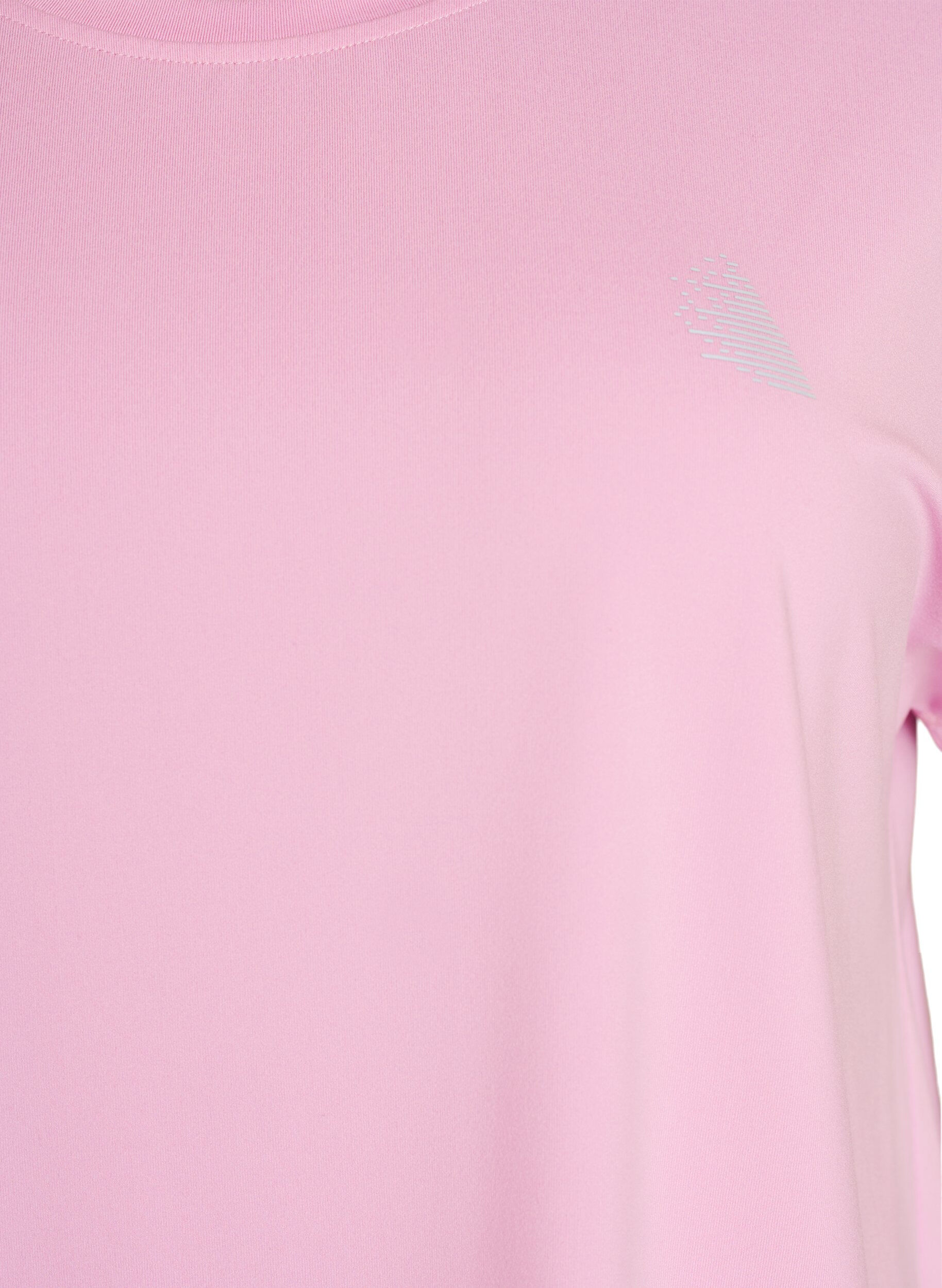 ZizziEnsfarget trenings-T-skjorte, Rosa, Packshot image number 2