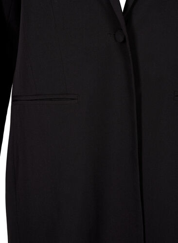 Klassisk lang blazer, Black, Packshot image number 2