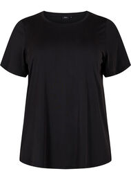T-skjorte i Tencel ™ Modal med rund hals, Black