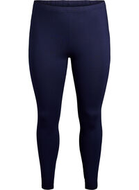 Basis leggings i viskose, Blå Basis leggings i viskose
