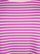 T-skjorte med TENCEL&trade; Lyocell og striper, Lilla, Packshot image number 2