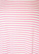 T-skjorte med TENCEL&trade; Lyocell og striper, Rosa, Packshot image number 2