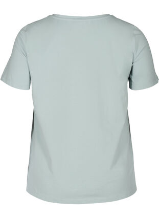 Basis T-skjorte med V-hals, Gray mist, Packshot image number 1