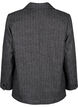 Blazer i ullblanding med lommer, Dark Grey Melange, Packshot image number 1