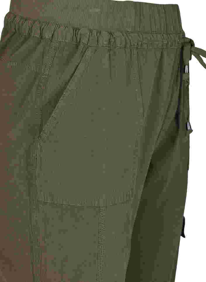 Løse bukser i bomull, Ivy Green, Packshot image number 2