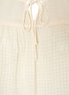 Bluse i seersucker med knytesnor, Beige, Packshot image number 2
