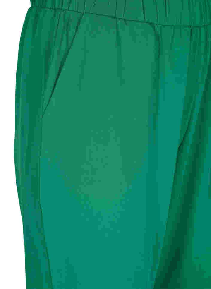 Slengbukser med lommer, Verdant Green, Packshot image number 2