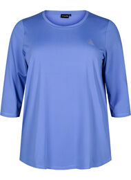Treningsbluse med 3/4-ermer, Wedgewood