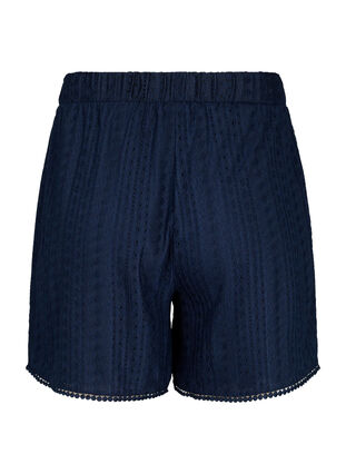 Shorts med strukturmønster, Navy Blazer, Packshot image number 1