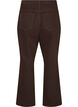 Fargede Kiana straight fit jeans, Brun, Packshot image number 1