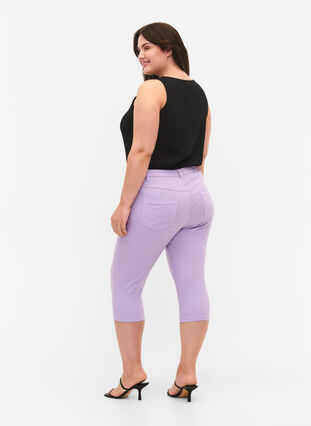 Tettsittende Emily capirbukser, Lavender, Model image number 1