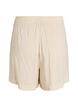 Loose fit pyjamasshorts i viskose med h&oslash;y midje, Beige, Packshot image number 1