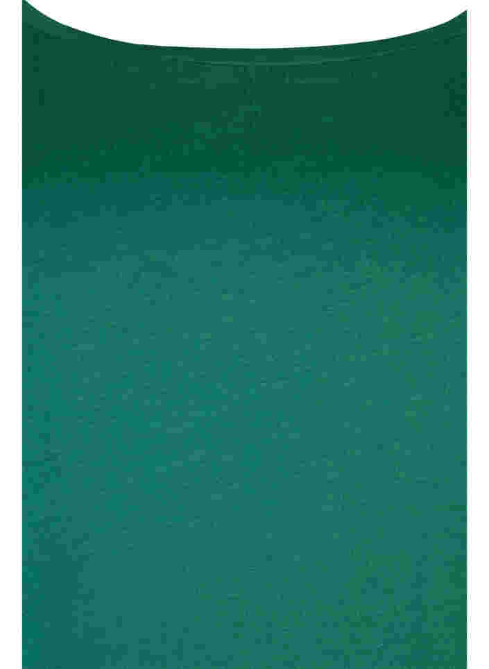Basisgenser i bomull, 2 stk., Antique Green/Navy, Packshot image number 2