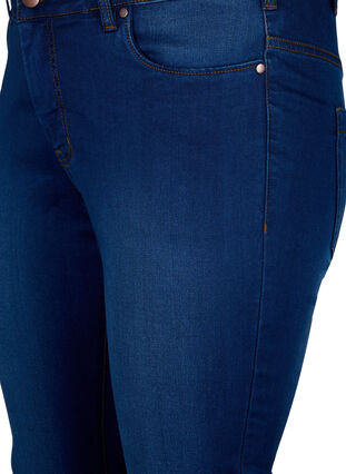 Viona jeans med normal midje, Blue Denim, Packshot image number 2