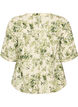 Bluse med trykk og 1/2 ermer, Gr&oslash;nn, Packshot image number 1
