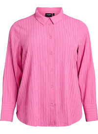 FLASH - Skjorte med tekstur, Rosa FLASH - Skjorte med tekstur