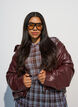 Rutete mesh bluse, Bl&aring;, Model image number 0