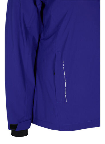 Skijakke med justerbar bunn og hette, Surf the web, Packshot image number 3