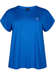 Kortermet trenings T-skjorte, Princess Blue