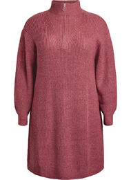 FLASH - Short knit dress with high neck, Renaissance R. Mel