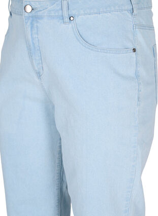 Straight jeans med ankellengde, Light blue denim, Packshot image number 2