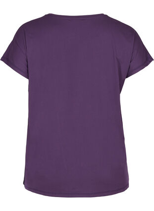 Ensfarget T-skjorte til trening, Blackberry Cordial, Packshot image number 1