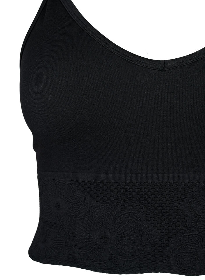Sømløs BH, Black, Packshot image number 2