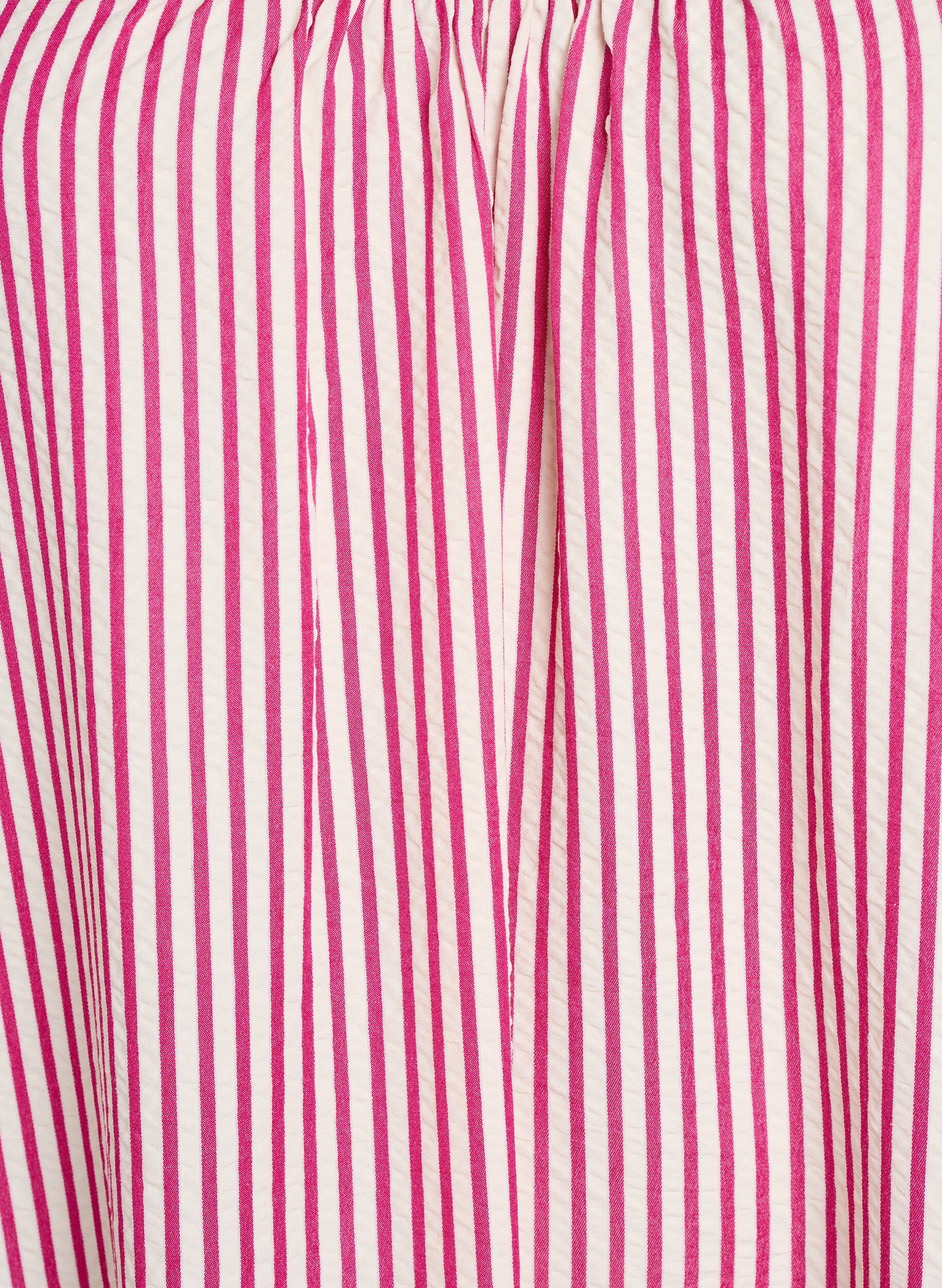 ZizziSommerkjole med striper og A-form, Rosa, Packshot image number 2