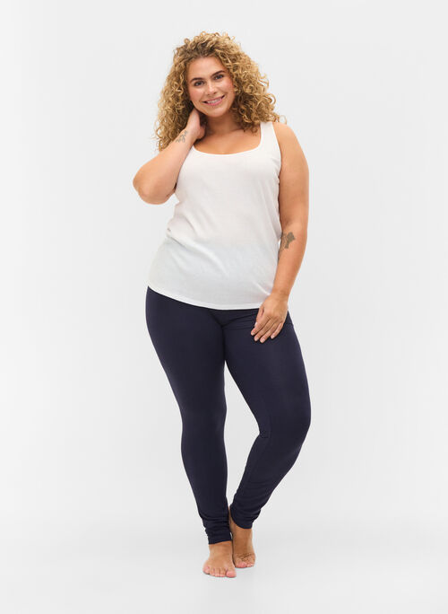 Basis leggings i viskose, Night Sky, Model