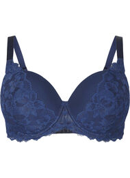 Blonde-BH med formpressede skåler, Black Iris
