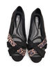Wide fit - Spisse ballerinaflats, Svart, Packshot image number 2