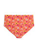 H&oslash;ytlivs bikinitruse med m&oslash;nster, Orange, Packshot image number 1