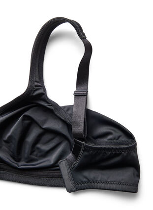 Zizzi Komfort-BH med polstrede stropper, Black, Packshot image number 4