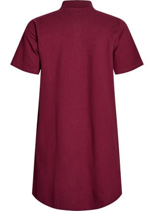 Zizzi Kort A-formet polokjole, Mørk Bordeaux, Packshot image number 1