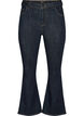 Ellen bootcut-jeans med h&oslash;y midje, Bl&aring;, Packshot image number 0