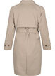 Klassisk lang trenchcoat med belte, Chinchilla, Packshot image number 1