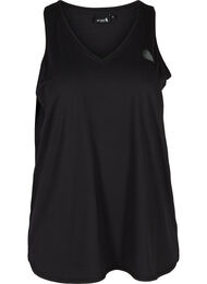 Treningstopp med V-hals, Black