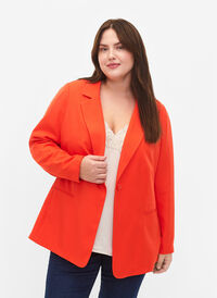 FLASH - Enkel blazer med knapp, Orange.com, Model