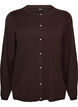 Cardigan med runde knapper, Brun, Packshot image number 0
