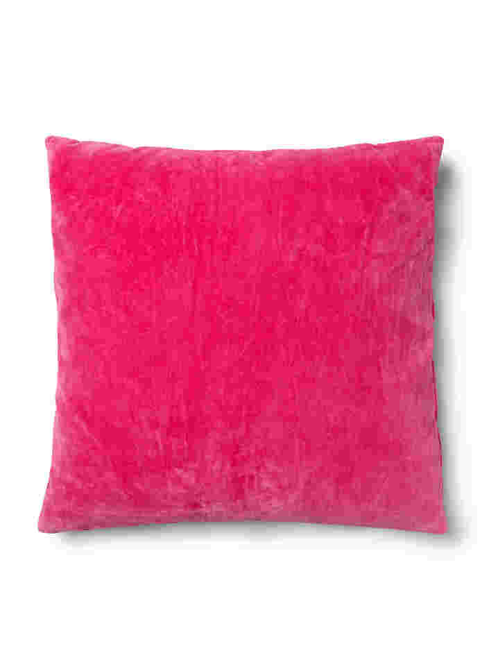 Stripete putetrekk i velur, Fandango Pink Comb, Packshot image number 1