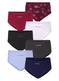 7-pack hipstertruse med vanlig midje, Fig Multi Pack