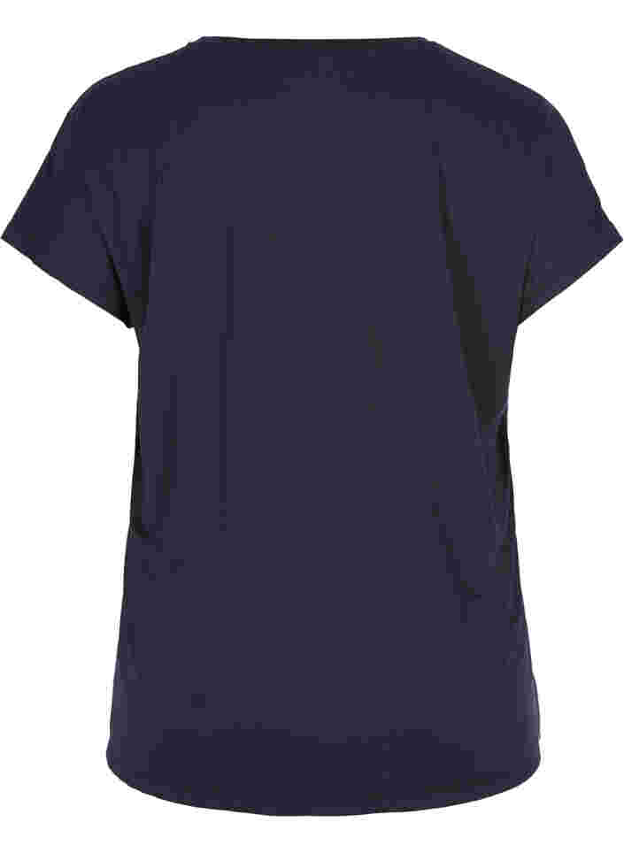 Ensfarget T-skjorte til trening, Night Sky, Packshot image number 1