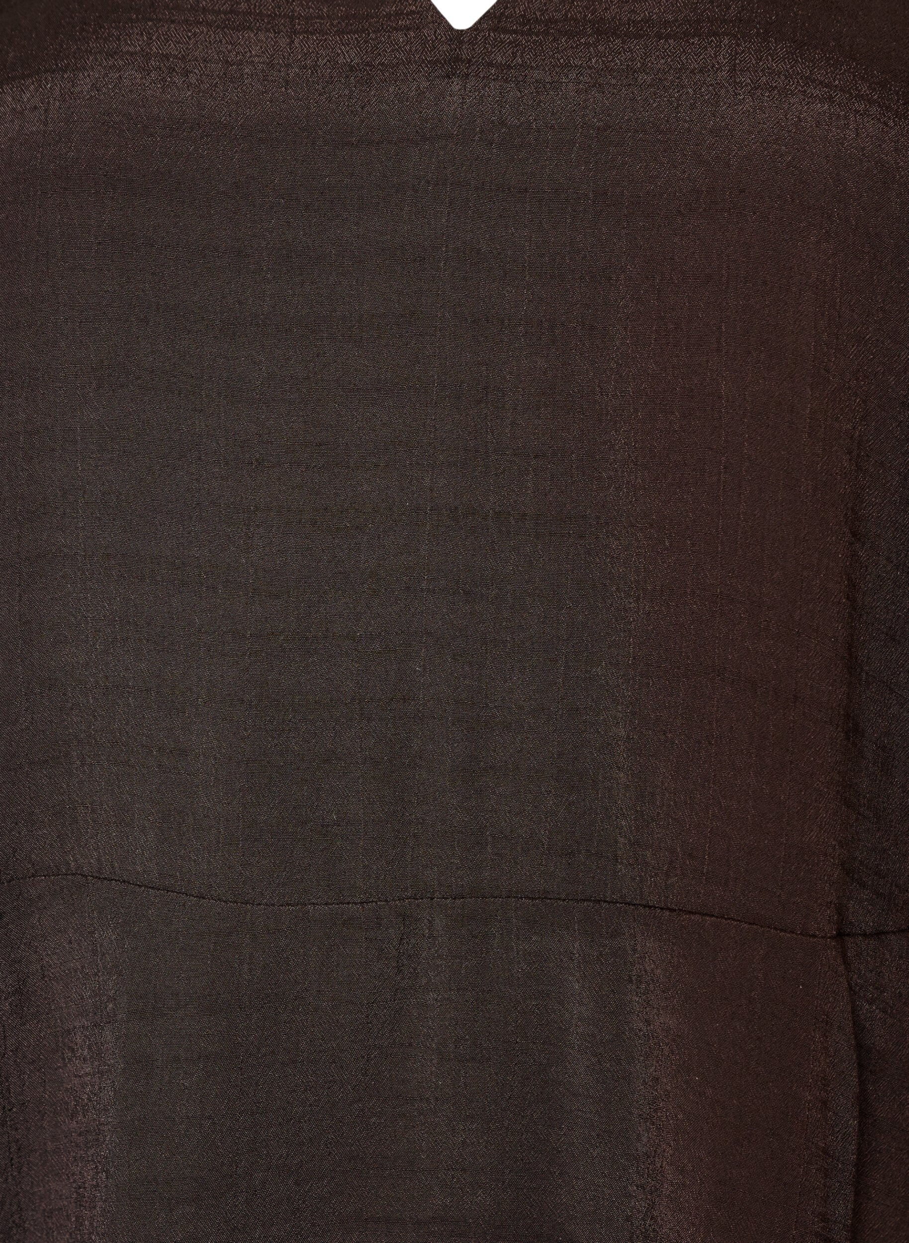 ZizziA-formet kjole med lagdelte volanger, Brun, Packshot image number 2