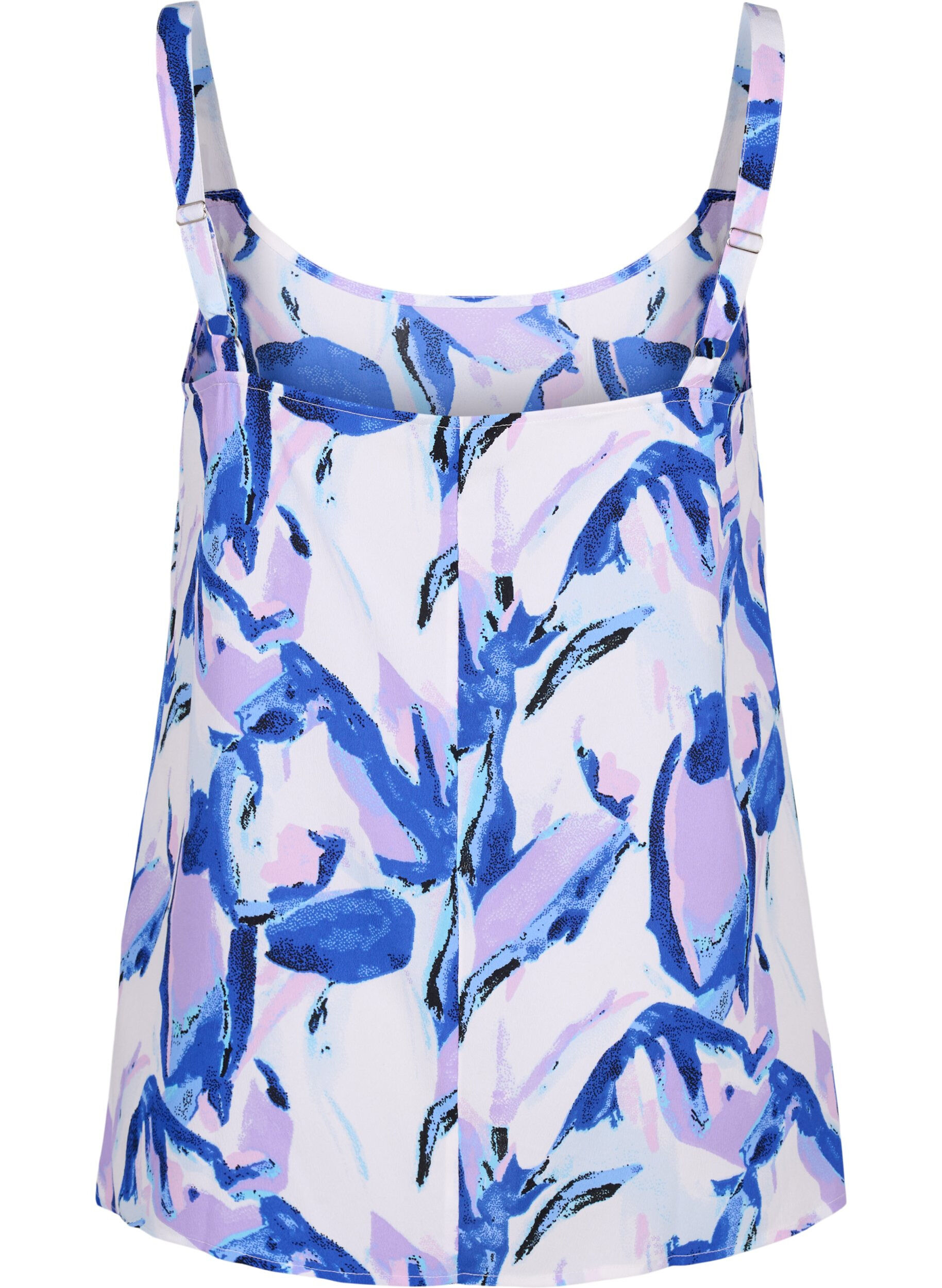 Zizzi FLASH - Topp med m&oslash;nster, Snow White Flower, Packshot image number 1