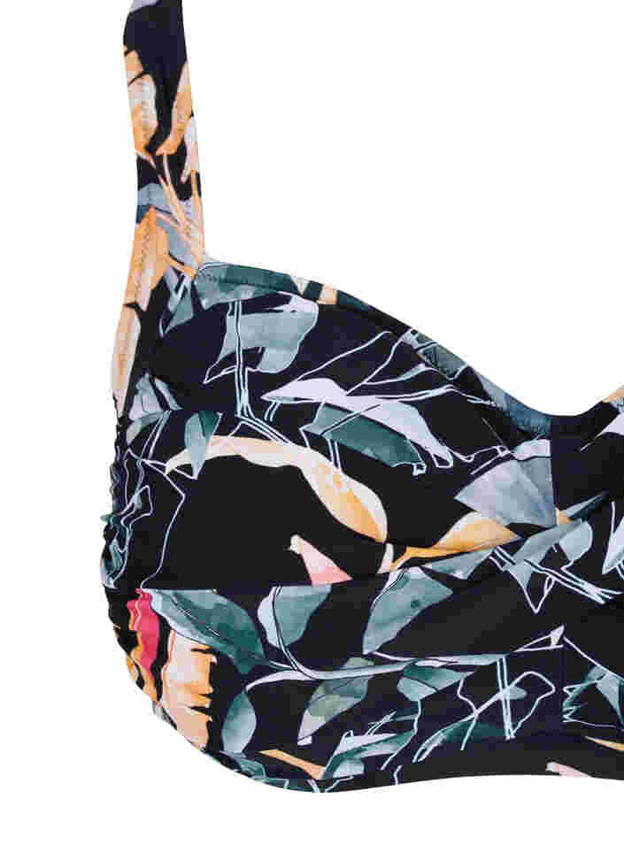 Mønstrete bikinitopp, Leaf Print, Packshot image number 2
