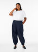 H&oslash;y midje ballongjeans, Bl&aring;, Model image number 0