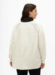 Strikket bluse med Raglan-ermer, Birch Mel., Model image number 1