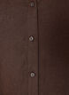 Lang skjorte i lin og viskose, Brun, Packshot image number 2