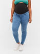 Jeggings til gravide i en bomullsmiks, Light blue denim, Model image number 2